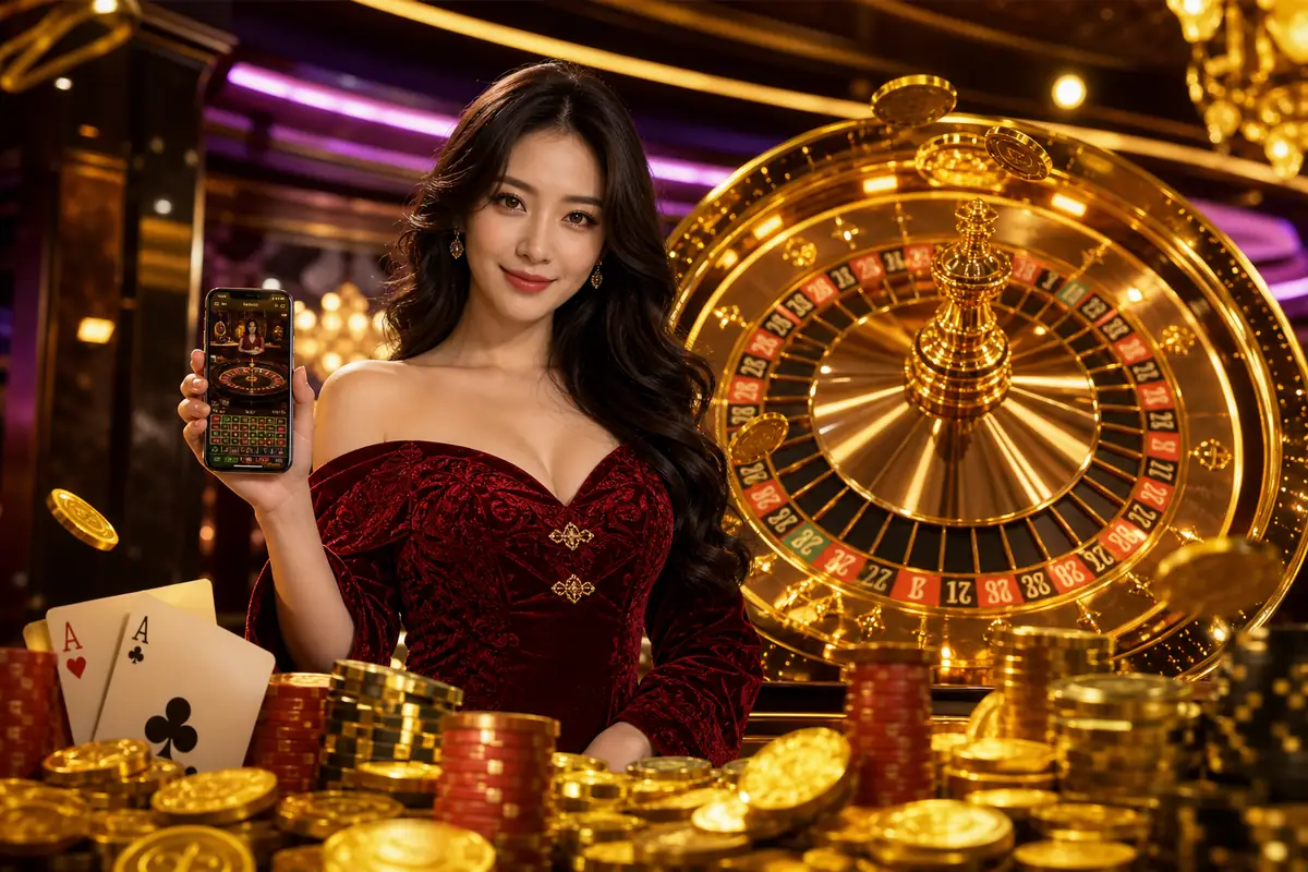 22mmk Live Dealer Baccarat ကစားပုံ